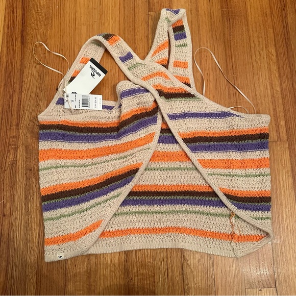 Rip Curl Cala Nights Knit Crop Top Size M (#3)New - Picture 6 of 9